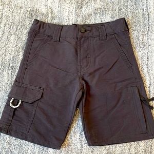 Nylon hiking cargo shorts size 4 y